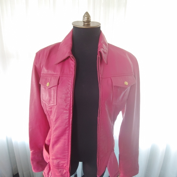 🔥 VINTAGE MAXIMA WILSON THE LEATHER EXPERTS 🔥SIZE L - Picture 3 of 9